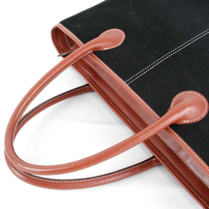 良品『USED』 
SOMES SADDLE ソメスサドル 
 トートバッグ 
レザー ブラック ハンドバッグ
