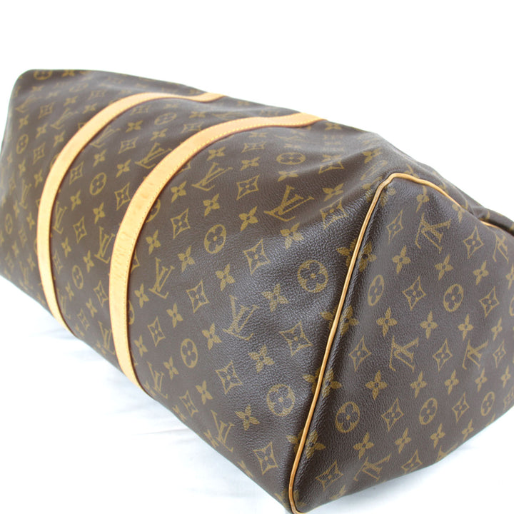 良品『USED』 
LOUIS VUITTON ルイ・ヴィトン 
 キーポル50 M41426 ボストンバッグ 
モノグラムキャンバス モノグラム