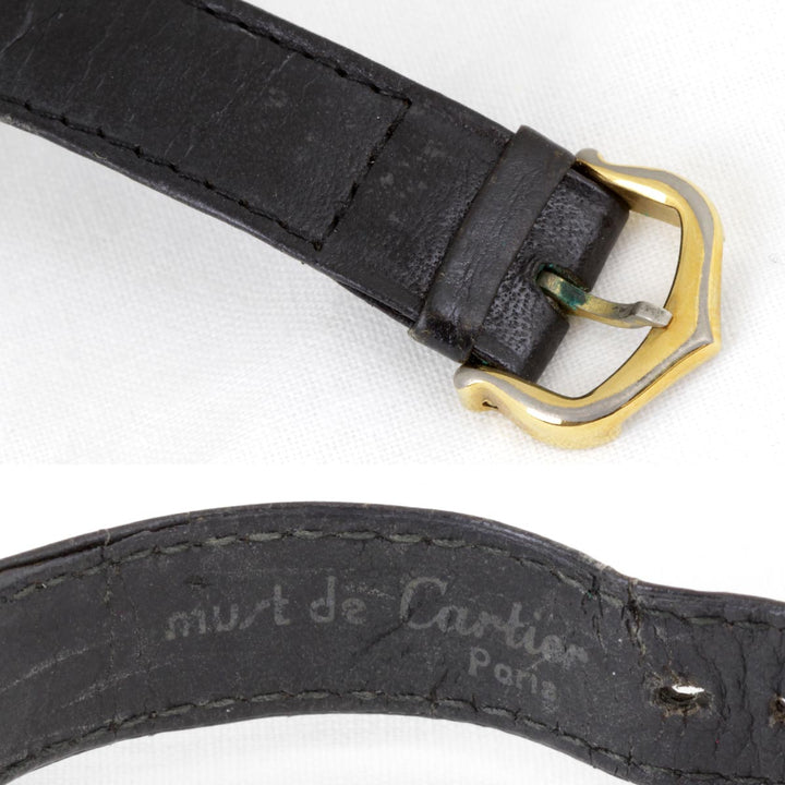 『USED』 
CARTIER  マストタンク ブラックローマン 
腕時計
 手巻き レディース