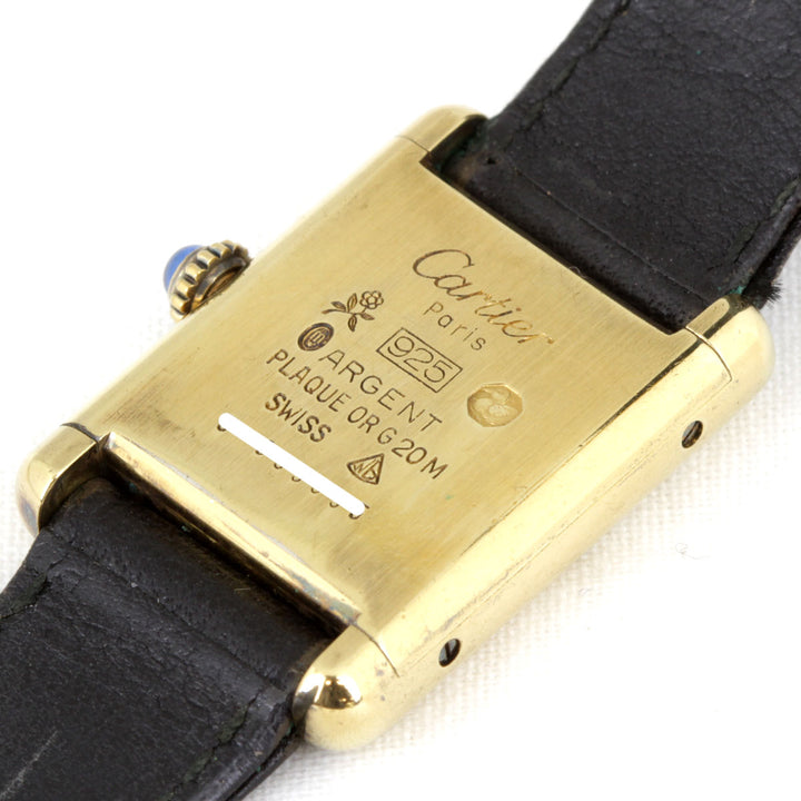 『USED』 
CARTIER  マストタンク ブラックローマン 
腕時計
 手巻き レディース