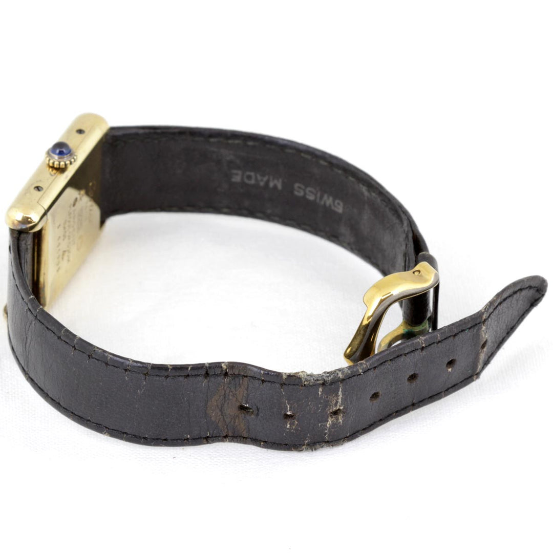 『USED』 
CARTIER  マストタンク ブラックローマン 
腕時計
 手巻き レディース