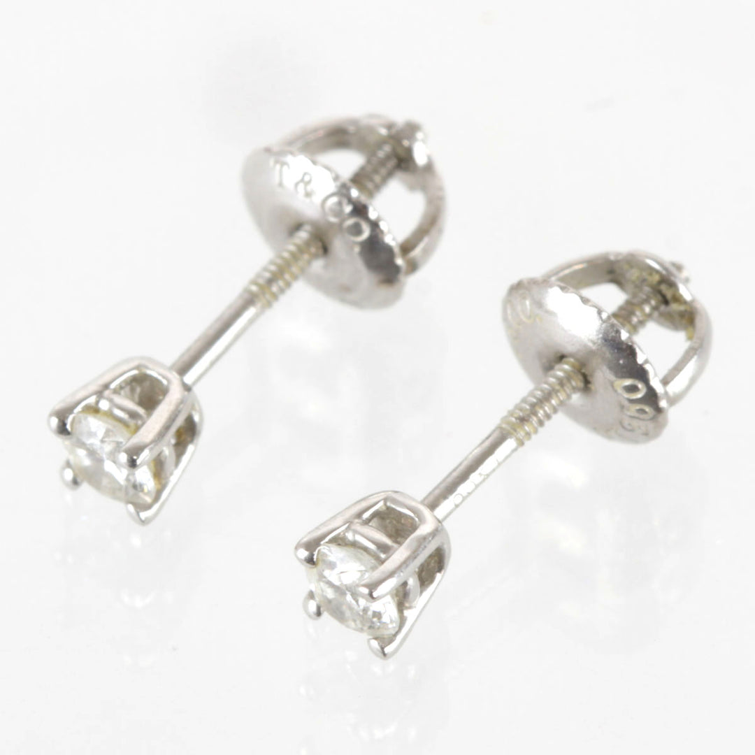 『USED』 Pt950 
TIFFANY&Co.  ソリティア ピアス
 ダイヤモンド