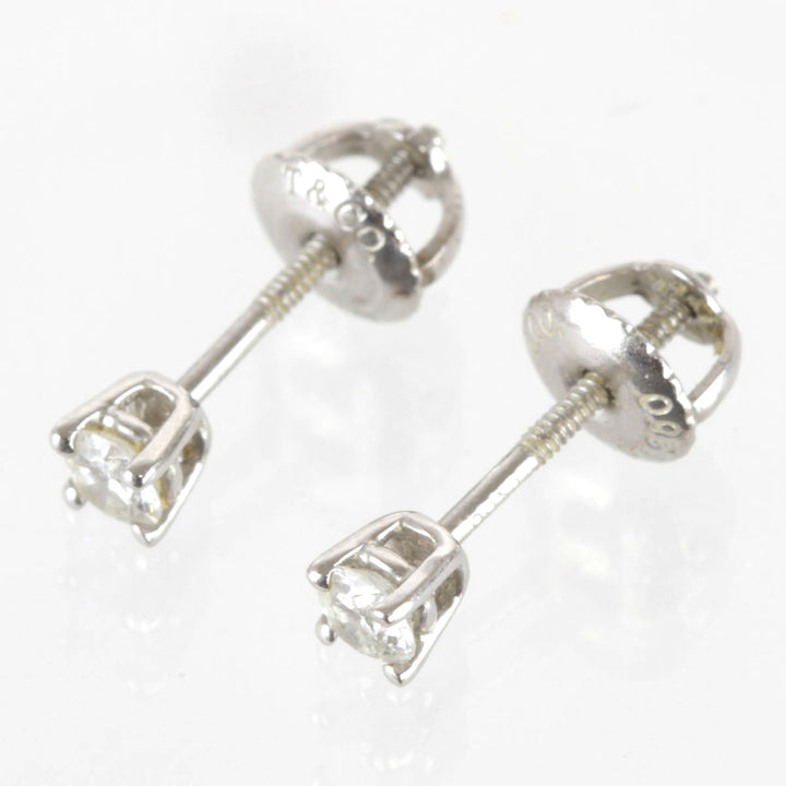 『USED』 Pt950 
TIFFANY&Co.  ソリティア ピアス
 ダイヤモンド