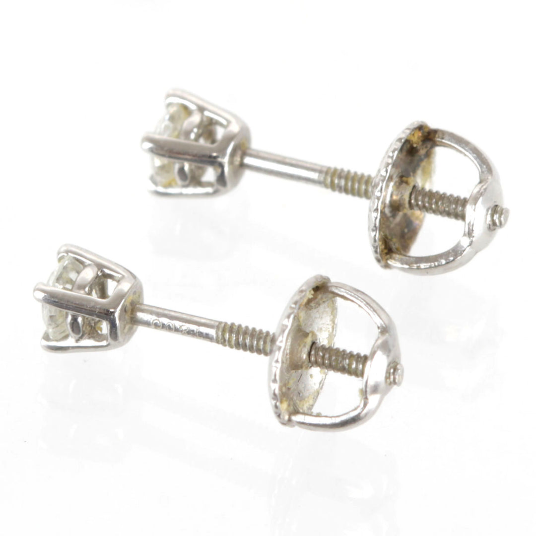 『USED』 Pt950 
TIFFANY&Co.  ソリティア ピアス
 ダイヤモンド