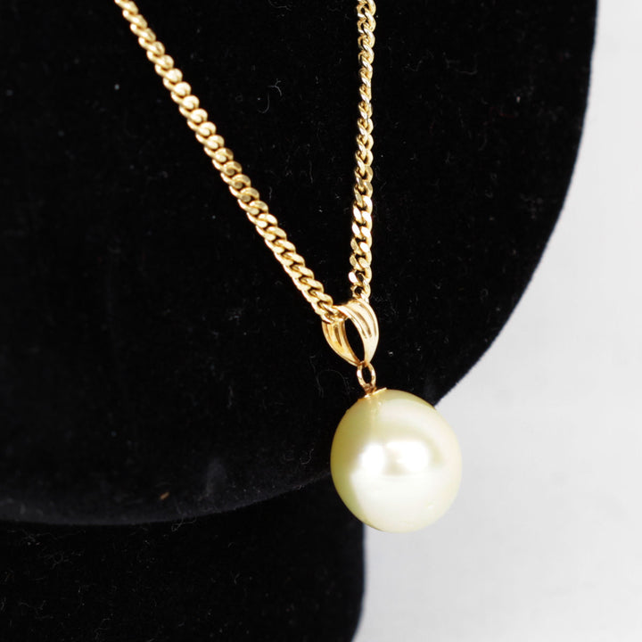 美品『USED』 K18/パール  
 パールネックレス ネックレス
 10.5g
