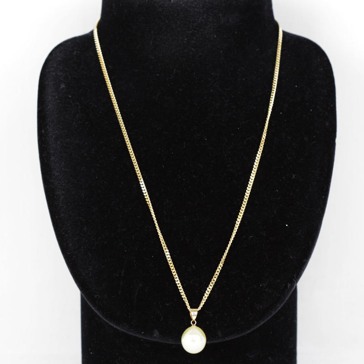 美品『USED』 K18/パール  
 パールネックレス ネックレス
 10.5g