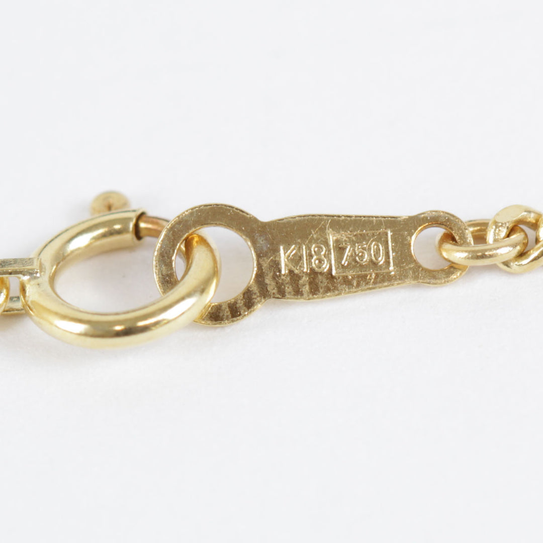 美品『USED』 K18/パール  
 パールネックレス ネックレス
 10.5g