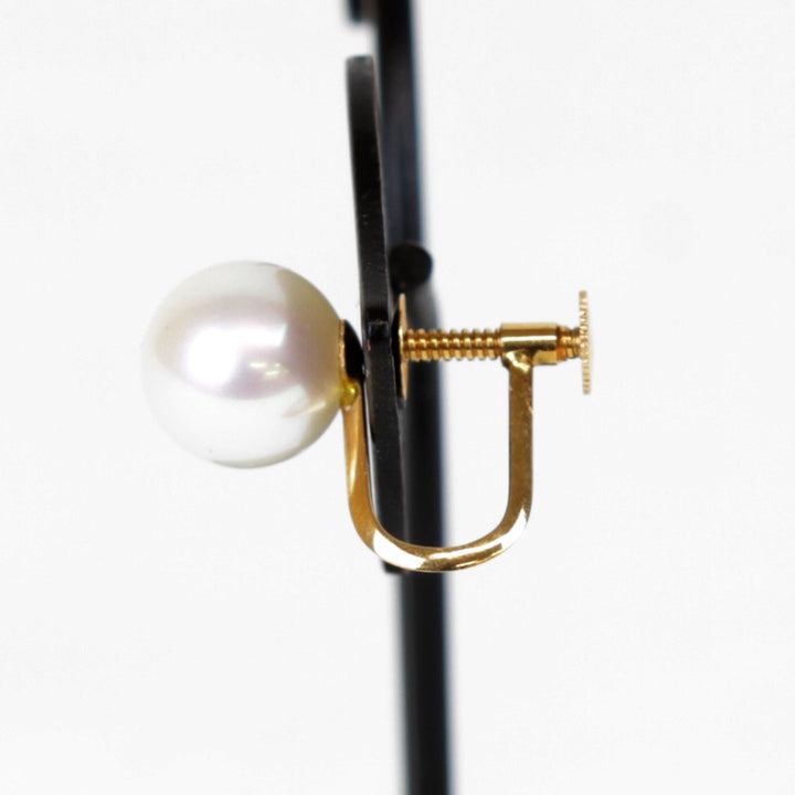 美品『USED』 K18ゴールド/パール  
イヤリング
 2.2g