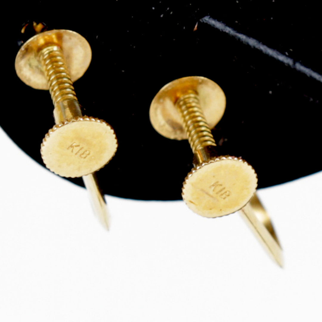 美品『USED』 K18ゴールド/パール  
イヤリング
 2.2g