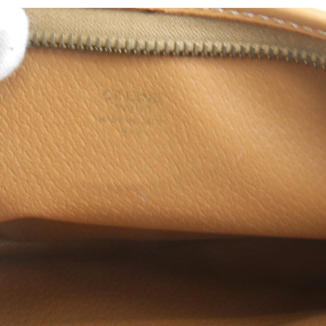 『USED』 
CELINE セリーヌ 
 マカダム クラッチバッグ 
レザー/PVC  ブラウン