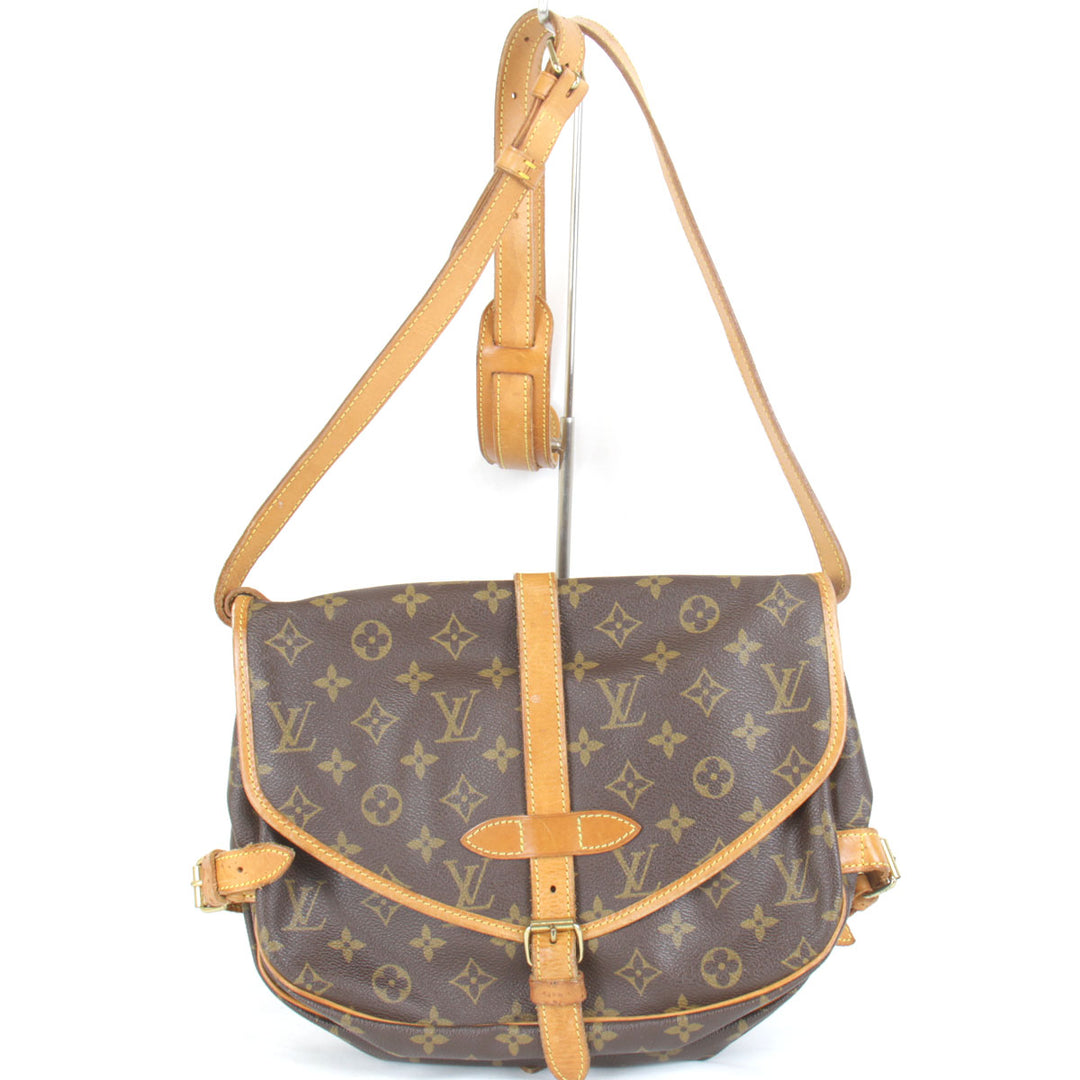 『USED』 
LOUIS VUITTON ルイ・ヴィトン 
 ソミュール30 M42256 ショルダーバッグ 
モノグラムキャンバス モノグラム