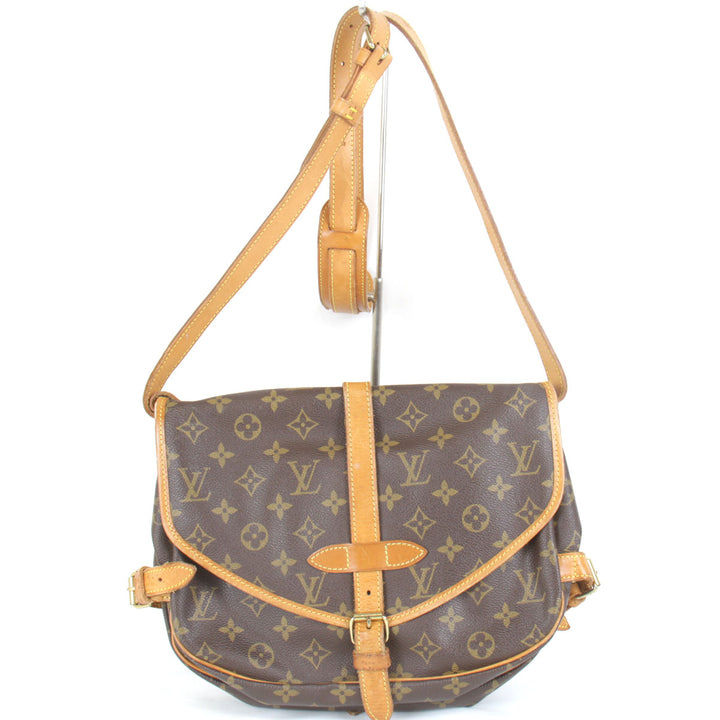 『USED』 
LOUIS VUITTON ルイ・ヴィトン 
 ソミュール30 M42256 ショルダーバッグ 
モノグラムキャンバス モノグラム
