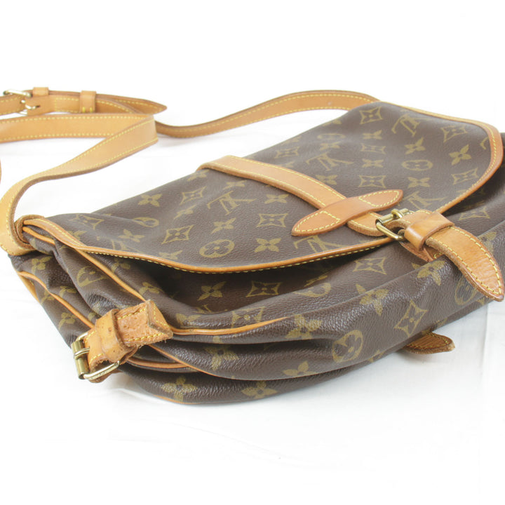 『USED』 
LOUIS VUITTON ルイ・ヴィトン 
 ソミュール30 M42256 ショルダーバッグ 
モノグラムキャンバス モノグラム