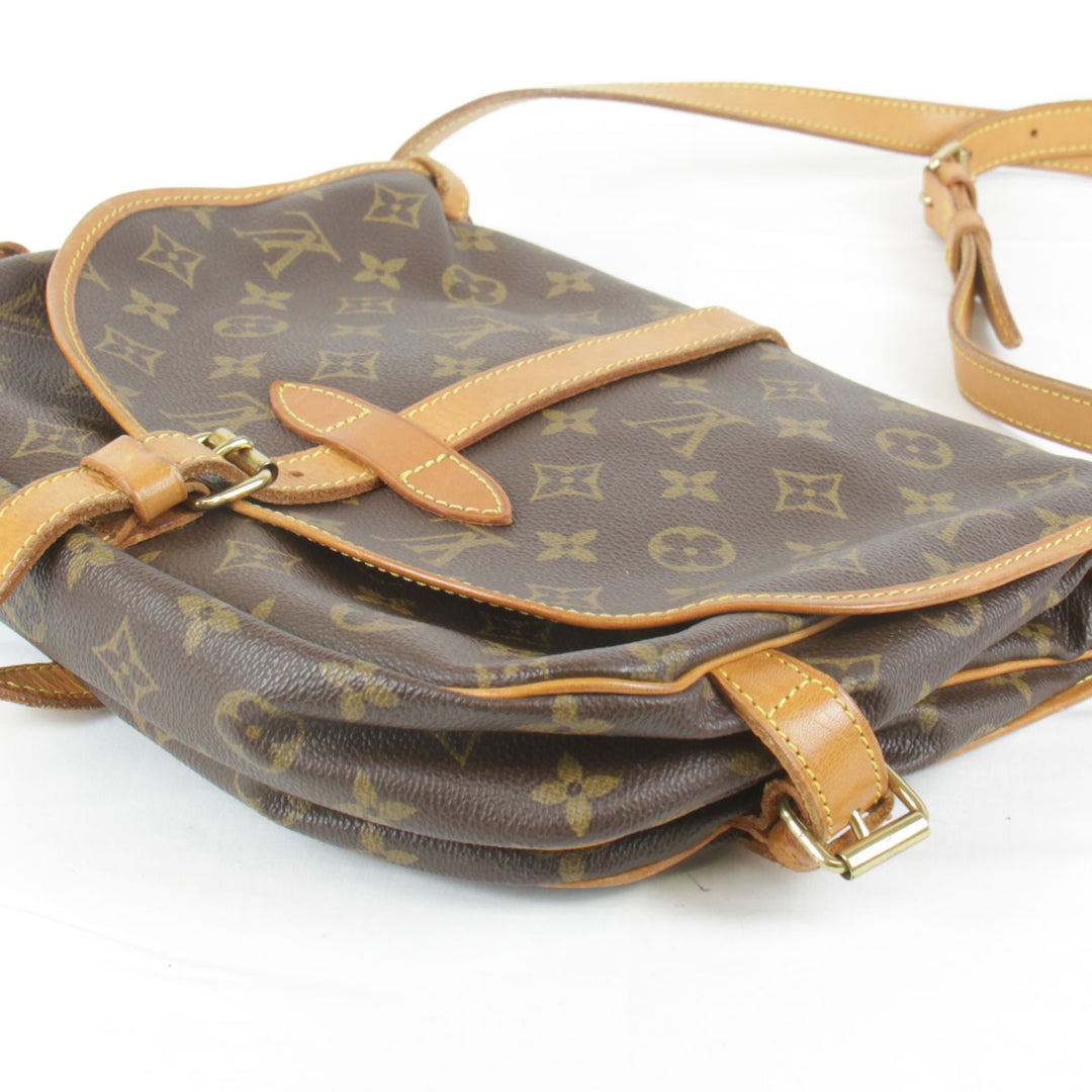 『USED』 
LOUIS VUITTON ルイ・ヴィトン 
 ソミュール30 M42256 ショルダーバッグ 
モノグラムキャンバス モノグラム