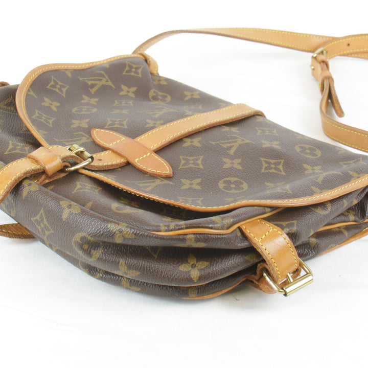 『USED』 
LOUIS VUITTON ルイ・ヴィトン 
 ソミュール30 M42256 ショルダーバッグ 
モノグラムキャンバス モノグラム