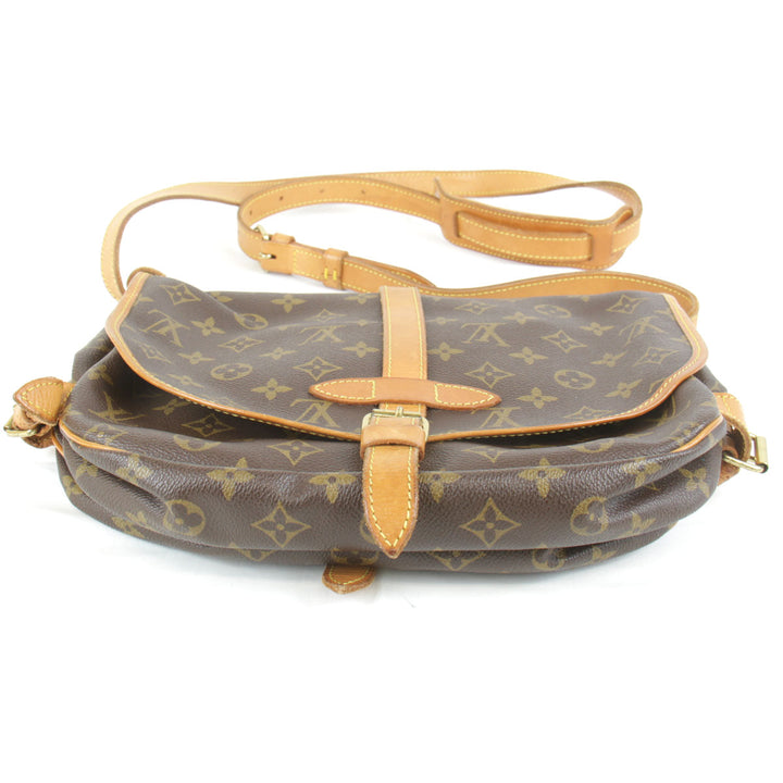 『USED』 
LOUIS VUITTON ルイ・ヴィトン 
 ソミュール30 M42256 ショルダーバッグ 
モノグラムキャンバス モノグラム