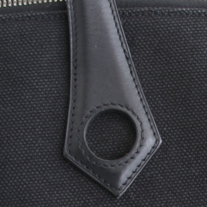 『USED』 
HERMES エルメス 
 サックイブー □I刻印 ハンドバッグ 
キャンバス/レザー  ブラック