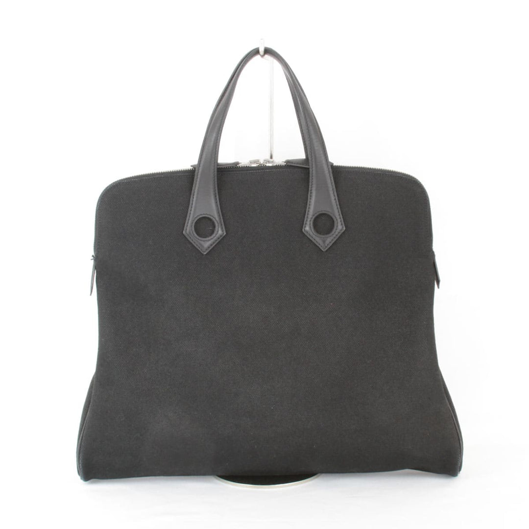 『USED』 
HERMES エルメス 
 サックイブー □I刻印 ハンドバッグ 
キャンバス/レザー  ブラック