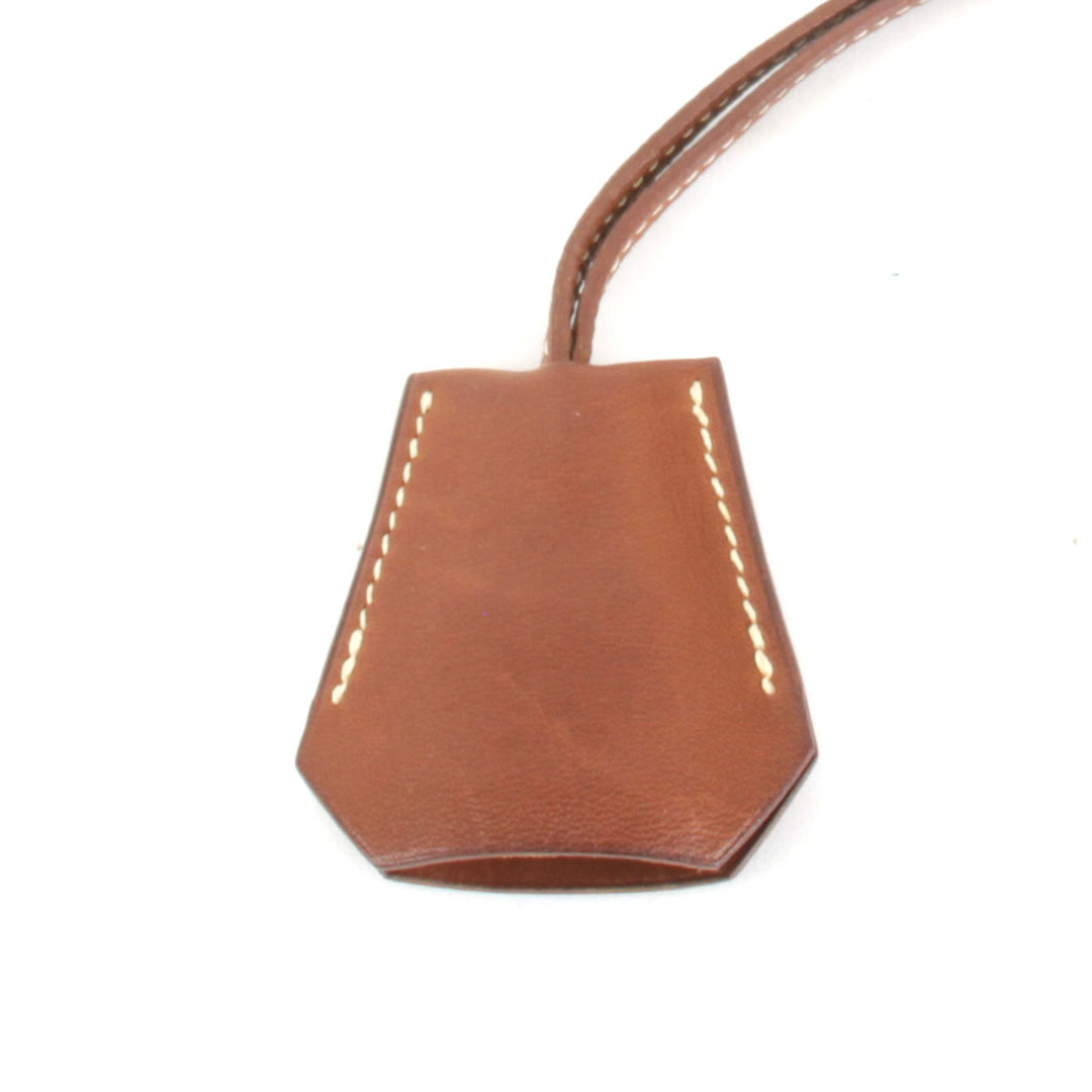 良品『USED』 
HERMES エルメス 
 ケリーウォッチ クロシェット KE1.210 チャーム 
レザー ブラウン×シルバー