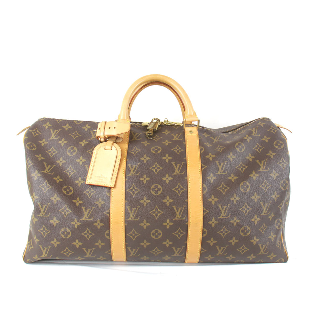 良品『USED』 
LOUIS VUITTON ルイ・ヴィトン 
 キーポル50 M41426 ボストンバッグ 
モノグラムキャンバス モノグラム
