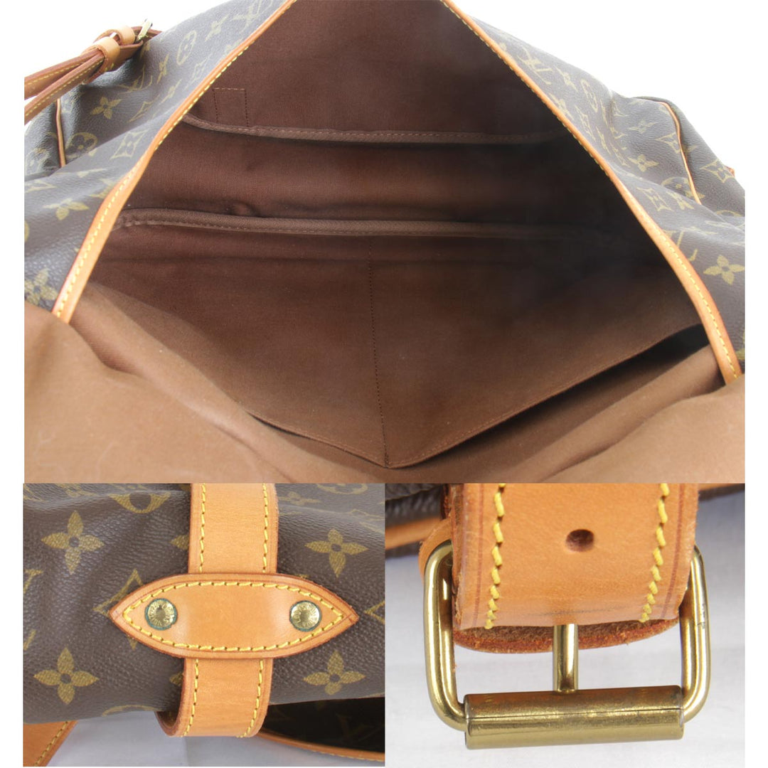 美品『USED』 
LOUIS VUITTON ルイ・ヴィトン 
 ソミュール43 M42252 ショルダーバッグ 
モノグラムキャンバス モノグラム