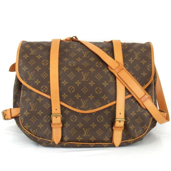 美品『USED』 
LOUIS VUITTON ルイ・ヴィトン 
 ソミュール43 M42252 ショルダーバッグ 
モノグラムキャンバス モノグラム