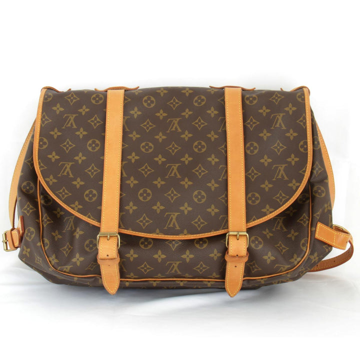 美品『USED』 
LOUIS VUITTON ルイ・ヴィトン 
 ソミュール43 M42252 ショルダーバッグ 
モノグラムキャンバス モノグラム