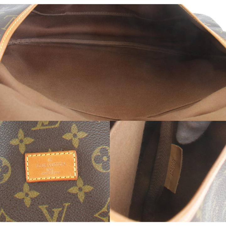 美品『USED』 
LOUIS VUITTON ルイ・ヴィトン 
 ソミュール43 M42252 ショルダーバッグ 
モノグラムキャンバス モノグラム