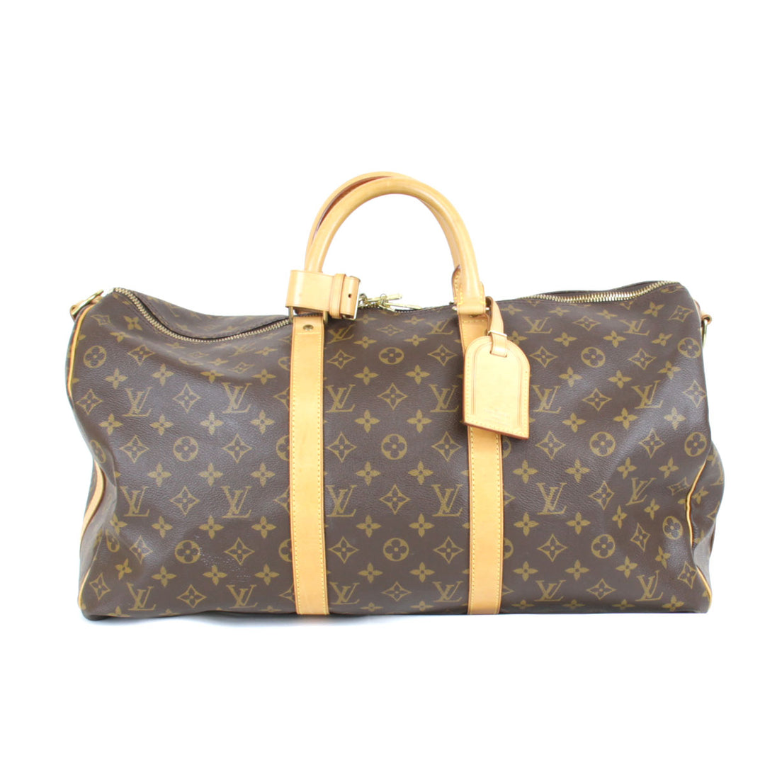 『USED』 
LOUIS VUITTON ルイ・ヴィトン 
 キーポル・バンドリエール50  M41416 ボストンバッグ 
モノグラムキャンバス モノグラム