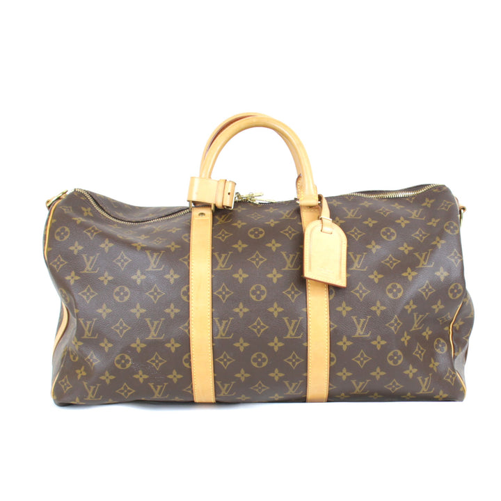 『USED』 
LOUIS VUITTON ルイ・ヴィトン 
 キーポル・バンドリエール50  M41416 ボストンバッグ 
モノグラムキャンバス モノグラム