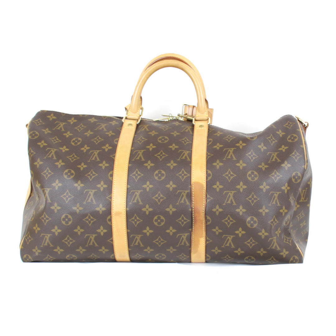 『USED』 
LOUIS VUITTON ルイ・ヴィトン 
 キーポル・バンドリエール50  M41416 ボストンバッグ 
モノグラムキャンバス モノグラム
