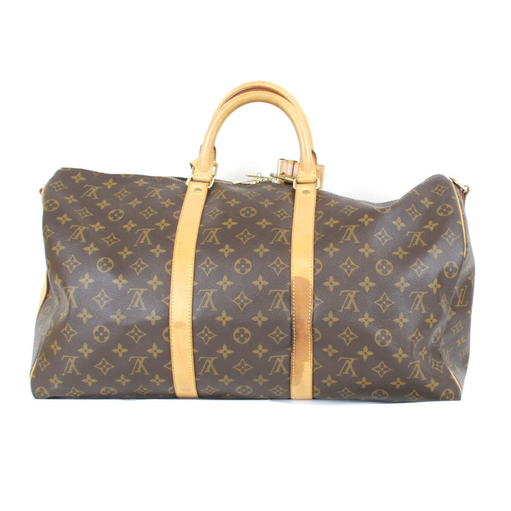 『USED』 
LOUIS VUITTON ルイ・ヴィトン 
 キーポル・バンドリエール50  M41416 ボストンバッグ 
モノグラムキャンバス モノグラム