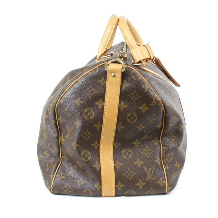 『USED』 
LOUIS VUITTON ルイ・ヴィトン 
 キーポル・バンドリエール50  M41416 ボストンバッグ 
モノグラムキャンバス モノグラム