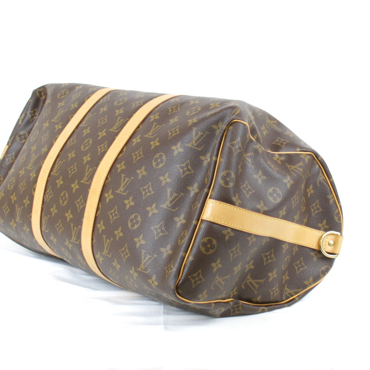 『USED』 
LOUIS VUITTON ルイ・ヴィトン 
 キーポル・バンドリエール50  M41416 ボストンバッグ 
モノグラムキャンバス モノグラム