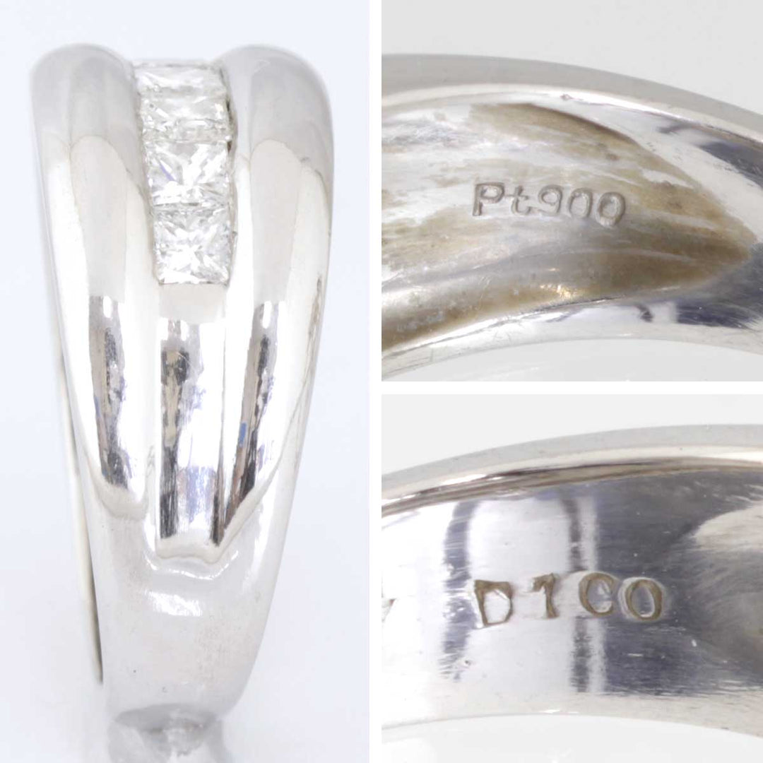 美品『USED』 Pt900 
リング・指輪
 ダイヤモンド 1.00 10.4g