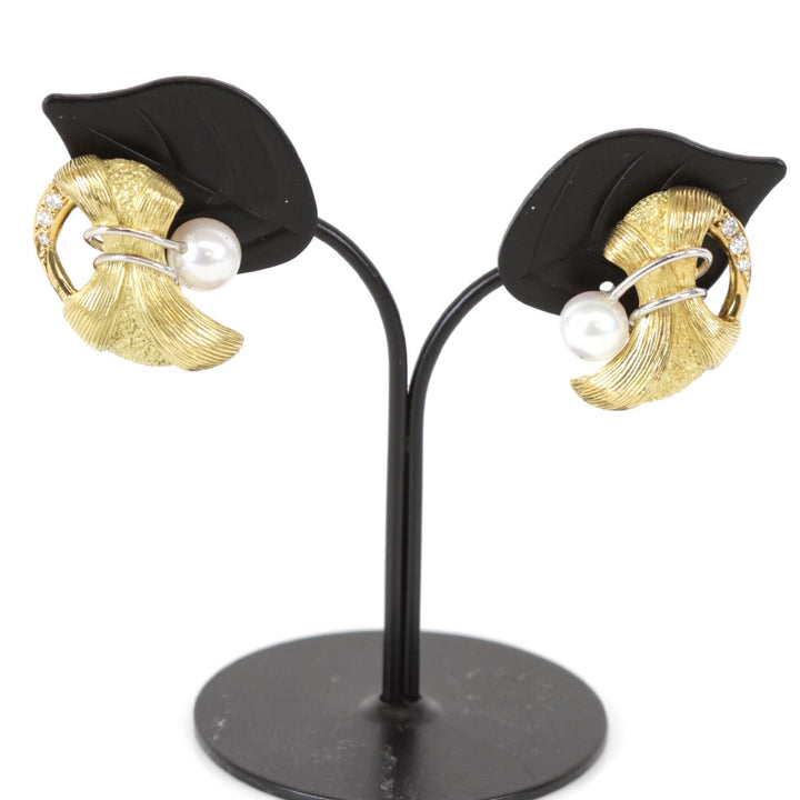 美品『USED』 K18/ダイヤモンド  
イヤリング
 12.2g