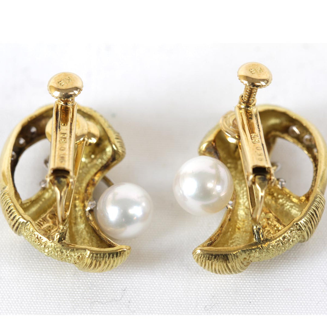 美品『USED』 K18/ダイヤモンド  
イヤリング
 12.2g
