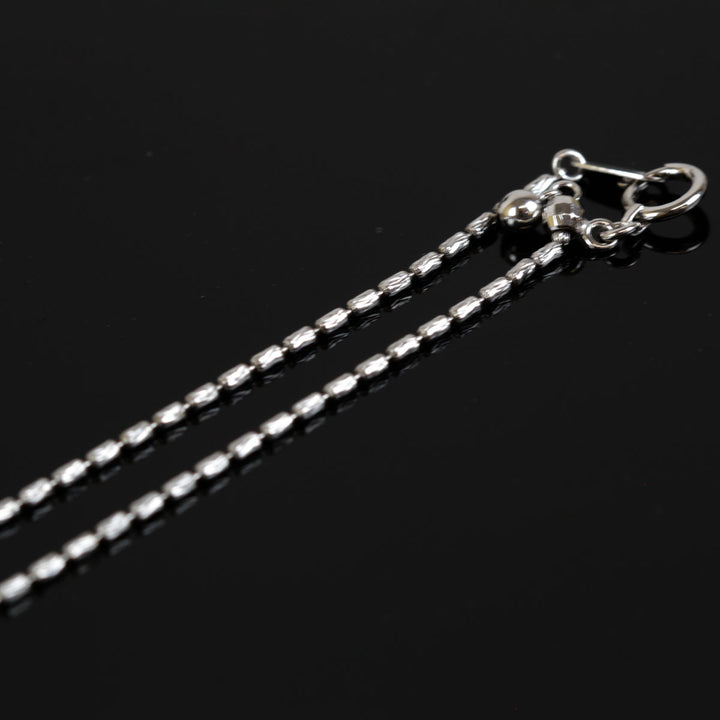 美品『USED』翁淳 K18WG/Pt900  /エメラルド 
ネックレス
 ダイヤモンド 0.32 9.1g