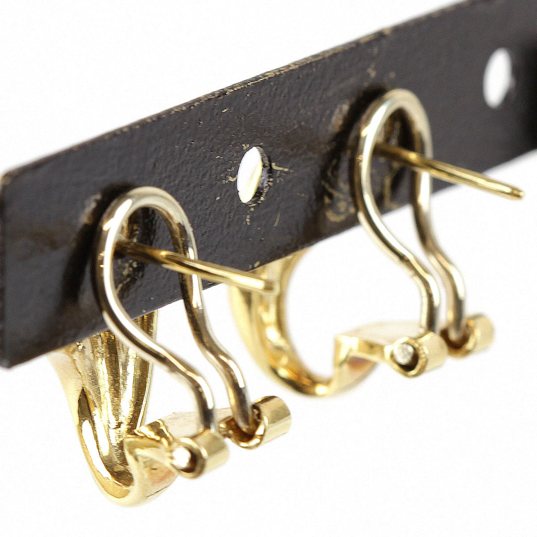 美品『USED』 K18/ダイヤモンド  
 Queen ピアス
 8.2g