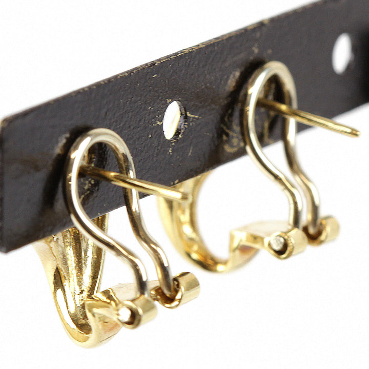 美品『USED』 K18/ダイヤモンド  
 Queen ピアス
 8.2g