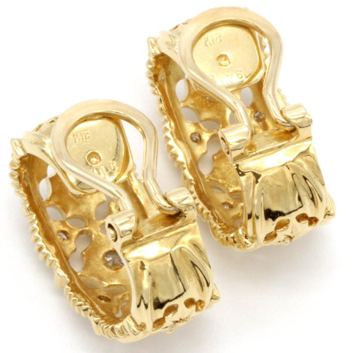 美品『USED』 K18/ダイヤモンド  
イヤリング
 ダイヤモンド 0.16 8.7g