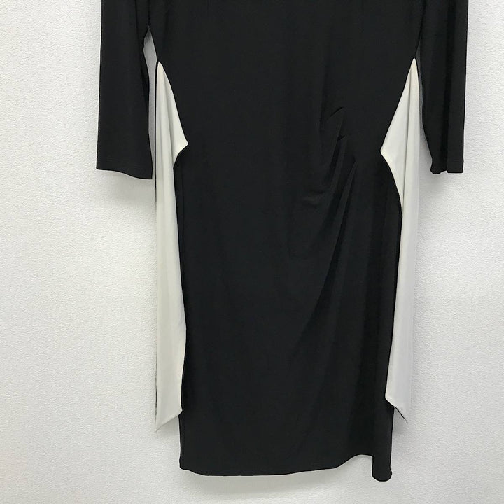『USED』 
RALPH LAUREN ラルフローレン 
 ウエストリボンドレス ワンピース 
ポリエステル/ポリウレタン  ブラック系