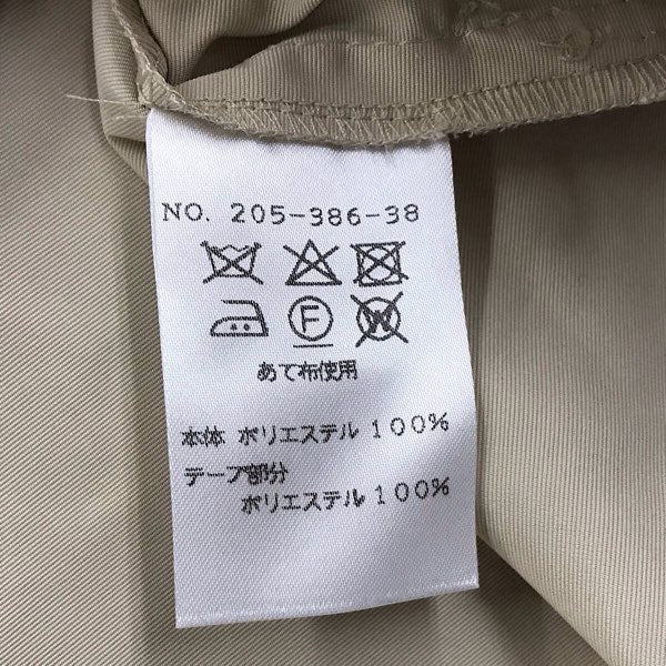 『美品』 
YUKIKO HANAI ユキコハナイ 
 スプリングコート コート 
ポリエステル ベージュ/イエロー系
