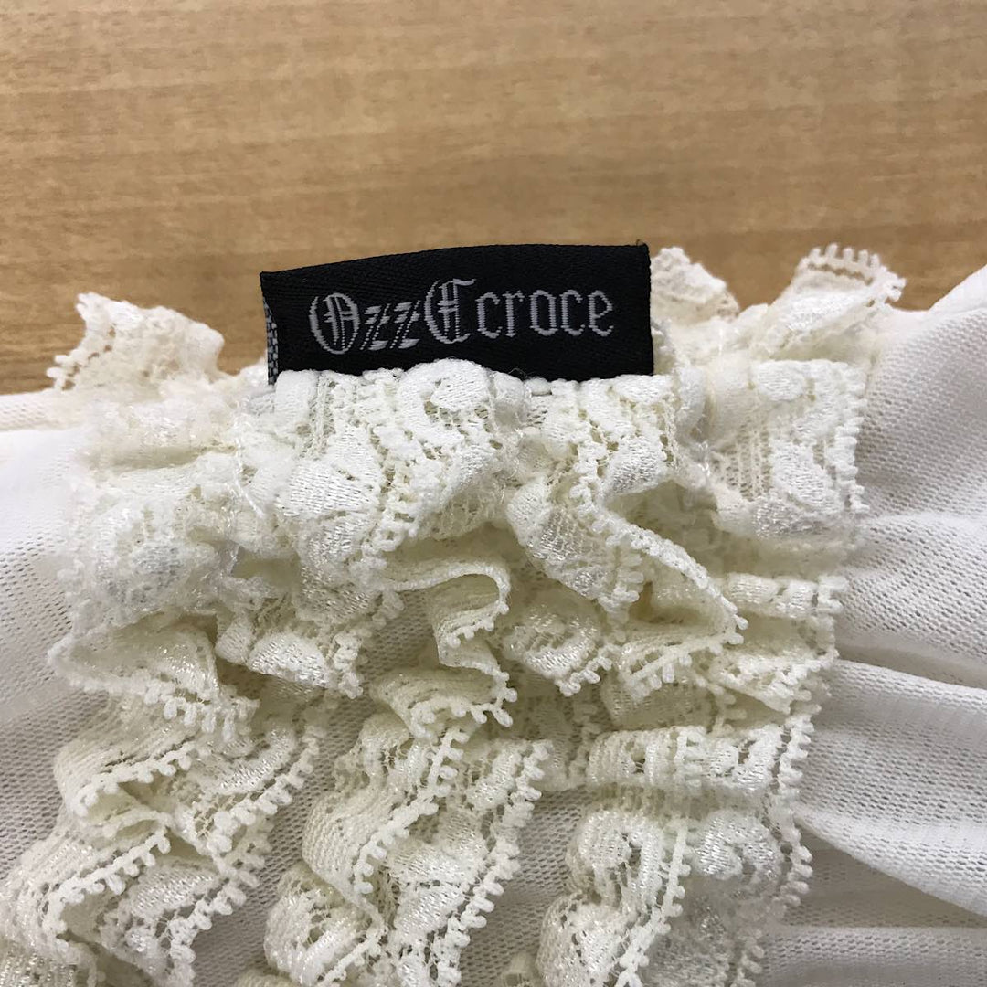 『USED』 
 
 OZZ Croce オズクロス 姫袖レースボレロ カーディガン 
 ホワイト系