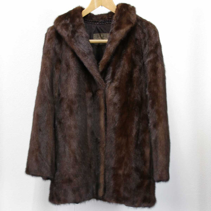 美品『USED』 
 
 ROTINY コート 毛皮 
ミンク ブラウン