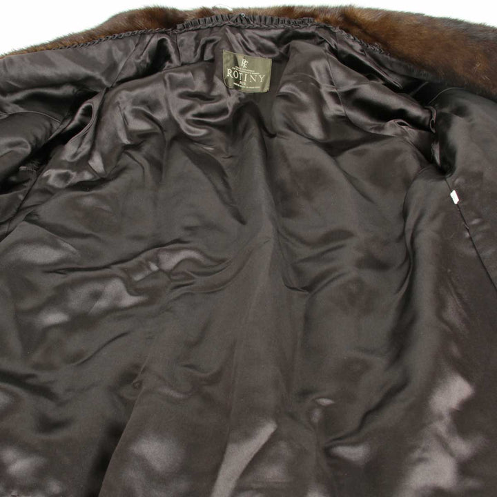 美品『USED』 
 
 ROTINY コート 毛皮 
ミンク ブラウン