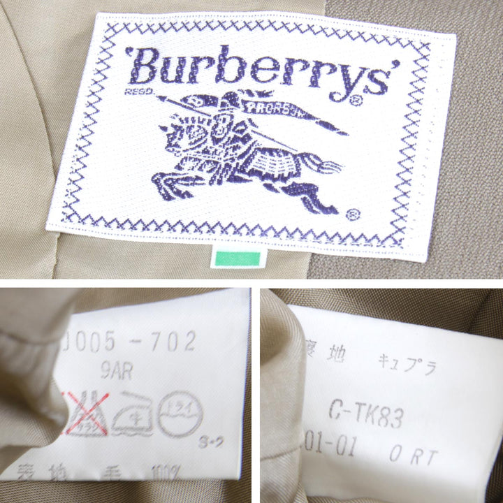 『USED』 
Burberrys バーバリーズ 
 スーツ 
ウール カーキ