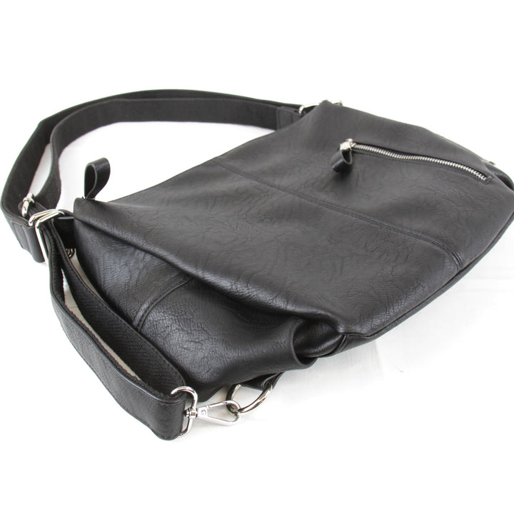 美品『USED』Expu 
 
 ショルダーバッグ 
レザー ブラック