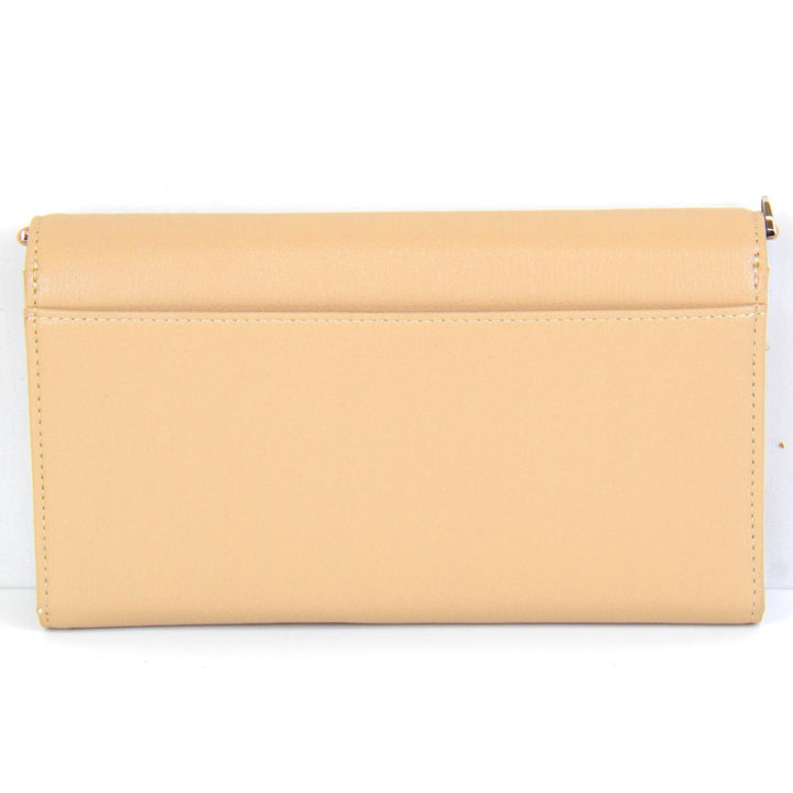 美品『USED』 
MOUSSY マウジー 
 ウォレット ショルダーバッグ 
レザー ベージュ