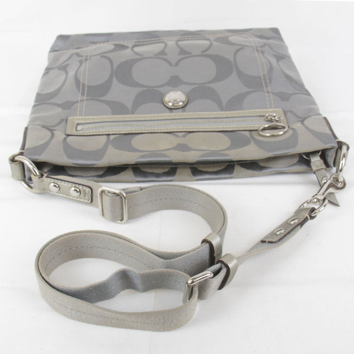 『USED』 
COACH コーチ 
 F14869 ショルダーバッグ 
キャンバス グレー